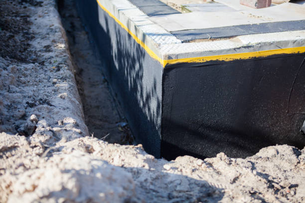 Professional Waterproofing technician working in Manawa, WI